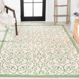 Madrid Vintage Filigree Textured Weave Indoor/outdoor Area Rug