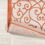 Madrid Vintage Filigree Textured Weave Indoor/outdoor Area Rug