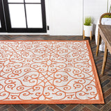 Madrid Vintage Filigree Textured Weave Indoor/outdoor Area Rug