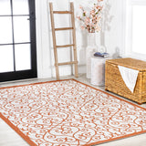Madrid Vintage Filigree Textured Weave Indoor/outdoor Area Rug