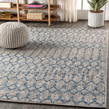Ourika Moroccan Geometric Textured Weave Indoor/outdoor Area Rug