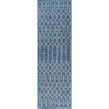 Ourika Moroccan Geometric Textured Weave Indoor/outdoor Runner Rug