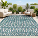 Ourika Moroccan Geometric Textured Weave Indoor/outdoor Area Rug