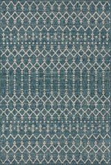Ourika Moroccan Geometric Textured Weave Indoor/outdoor Area Rug