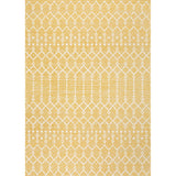 Ourika Moroccan Geometric Textured Weave Indoor/outdoor Area Rug