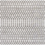 Ourika Moroccan Geometric Textured Weave Indoor/outdoor Square Rug