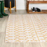 Ourika Moroccan Geometric Textured Weave Indoor/outdoor Area Rug