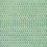 Ourika Moroccan Geometric Textured Weave Indoor/outdoor Square Rug
