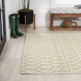 Ourika Moroccan Geometric Textured Weave Indoor/outdoor Rug
