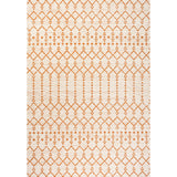 Ourika Moroccan Geometric Textured Weave Indoor/outdoor Rug