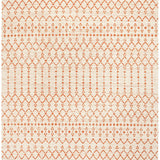 Ourika Moroccan Geometric Textured Weave Indoor/outdoor Square Rug