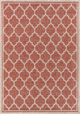 Trebol Moroccan Trellis Textured Weave Indoor/outdoor Area Rug