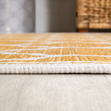 Trebol Moroccan Trellis Textured Weave Indoor/outdoor Square Rug
