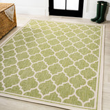 Trebol Moroccan Trellis Textured Weave Indoor/outdoor Area Rug