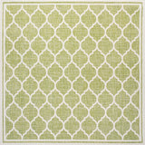 Trebol Moroccan Trellis Textured Weave Indoor/outdoor Square Rug