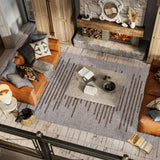 Zolak Berber Stripe Geometric Area Rug