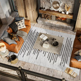 Zolak Berber Stripe Geometric Area Rug