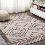 Marokko Diamond Tribal Medallion Indoor/outdoor Area Rug
