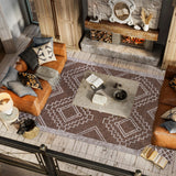 Marokko Diamond Tribal Medallion Indoor/outdoor Area Rug