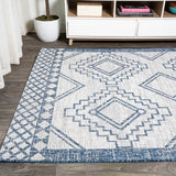 Marokko Diamond Tribal Medallion Indoor/outdoor Area Rug