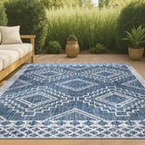 Marokko Diamond Tribal Medallion Indoor/outdoor Area Rug