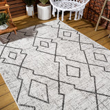 Carwa Tribal Diamond Trellis Indoor/outdoor Area Rug
