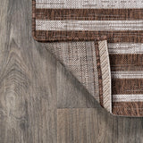Sukie Modern Offset Stripe Indoor/outdoor Area Rug