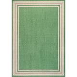 James Modern Border Stripe Indoor/outdoor Area Rug