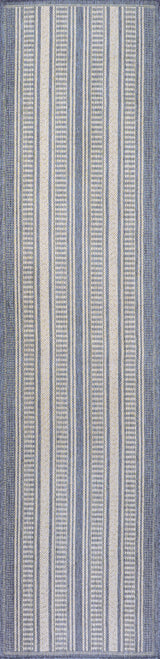 Haynes Modern Double Stripe Indoor/outdoor Area Rug