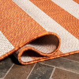 Negril Two-tone Wide Stripe Indoor/outdoor Area Rug