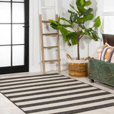 Negril Two-tone Wide Stripe Indoor/outdoor Area Rug