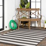 Negril Two-tone Wide Stripe Indoor/outdoor Area Rug