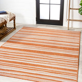 Castara Wavy Stripe Modern Indoor/outdoor Area Rug
