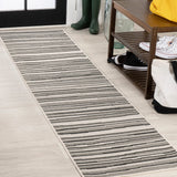 Castara Wavy Stripe Modern Indoor/outdoor Area Rug