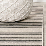 Castara Wavy Stripe Modern Indoor/outdoor Area Rug