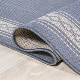 Lucia Classic Diamond Border Indoor/outdoor Area Rug