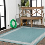 Lucia Classic Diamond Border Indoor/outdoor Area Rug