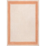 Lucia Classic Diamond Border Indoor/outdoor Area Rug