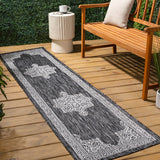 Arden Vintage Casual Medallion Indoor/Outdoor Area Rug