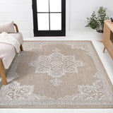 Arden Vintage Casual Medallion Indoor/Outdoor Area Rug