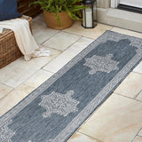 Arden Vintage Casual Medallion Indoor/Outdoor Area Rug