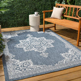 Arden Vintage Casual Medallion Indoor/Outdoor Area Rug