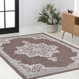 Arden Vintage Casual Medallion Indoor/Outdoor Area Rug