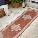 Arden Vintage Casual Medallion Indoor/Outdoor Area Rug