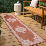 Arden Vintage Casual Medallion Indoor/Outdoor Area Rug