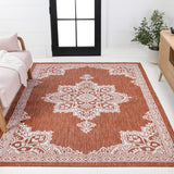 Arden Vintage Casual Medallion Indoor/Outdoor Area Rug