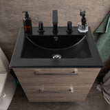 Ancillary 3-Hole 20 in. W x 18.25 in. D Classic Contemporary Rectangular Ceramic Single Sink Basin Vanity Top - JONATHAN Y