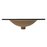 Ancillary 3-Hole Classic Contemporary Rectangular Ceramic Single Sink Basin Vanity Top