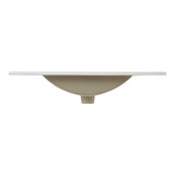 Ancillary 3-Hole Classic Contemporary Rectangular Ceramic Single Sink Basin Vanity Top