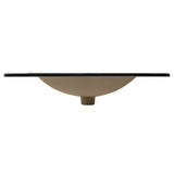 Ancillary 3-Hole Classic Contemporary Rectangular Ceramic Single Sink Basin Vanity Top